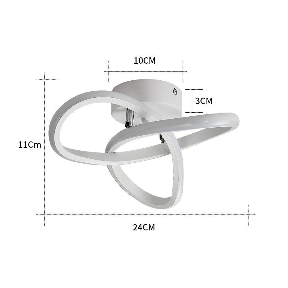 Goeco LED Deckenleuchte dimmbar 3000K/4000K/6000K, LED günstig online kaufen