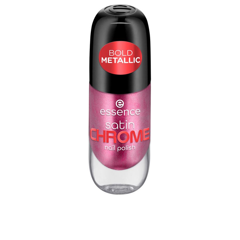 Essence Nageldesign Zubehör SATIN CHROME Nagellack #03-Meta Maroon 8 ml