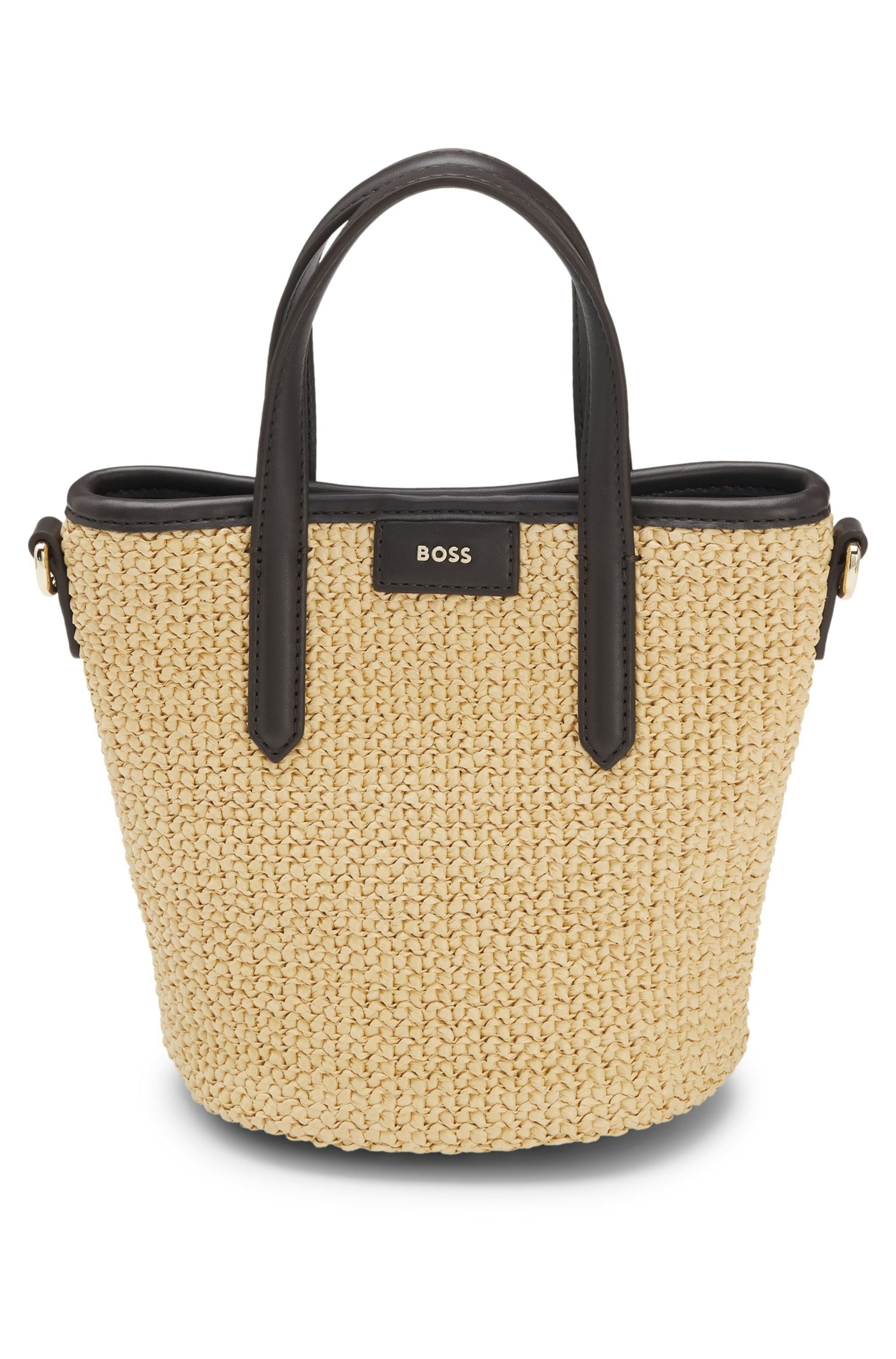 BOSS Umhängetasche JALA, Damen Urlaubstasche, Tragetasche, Henkeltasche mit Magnetverschluss