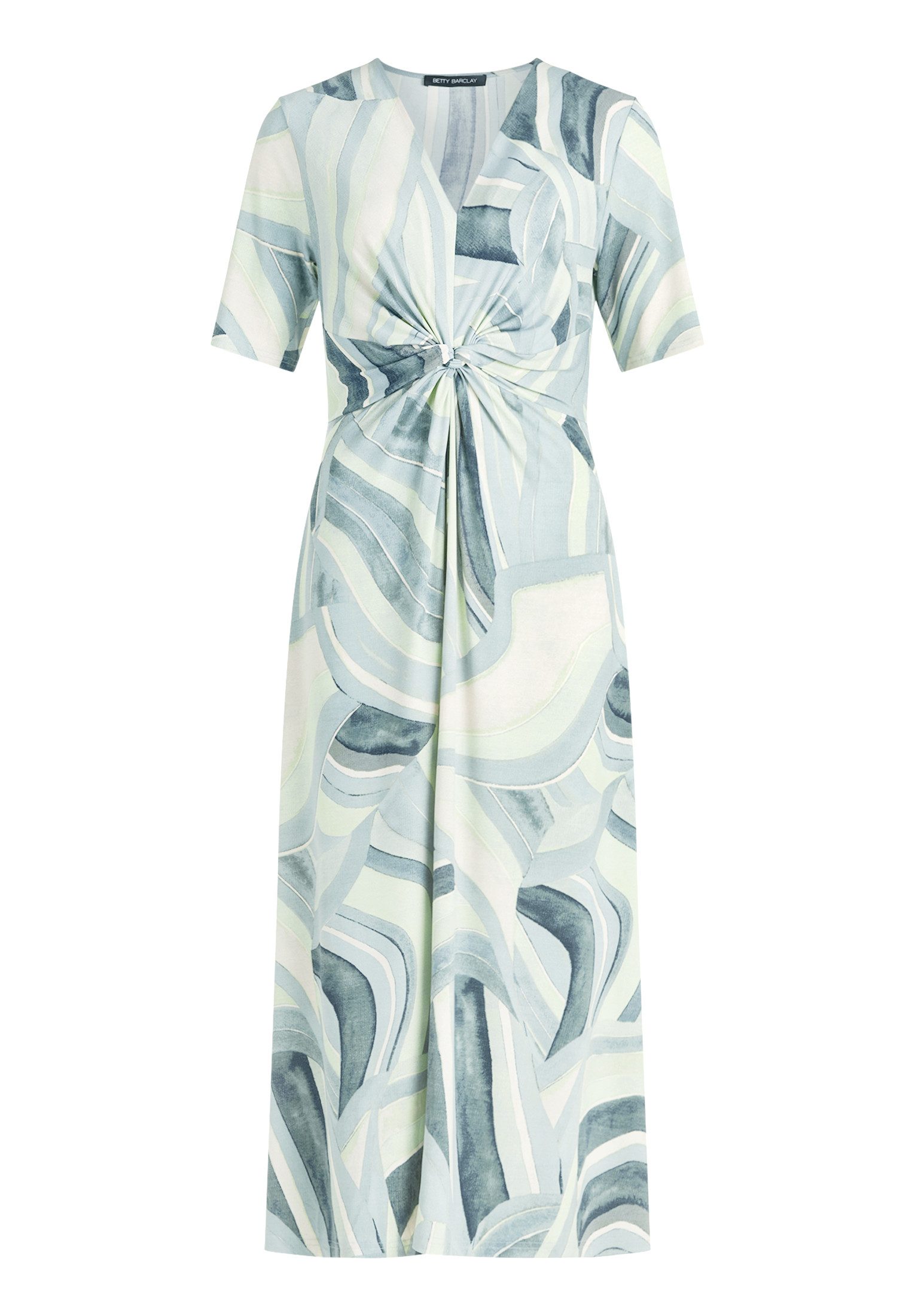 Midikleid Damen mit Raffung