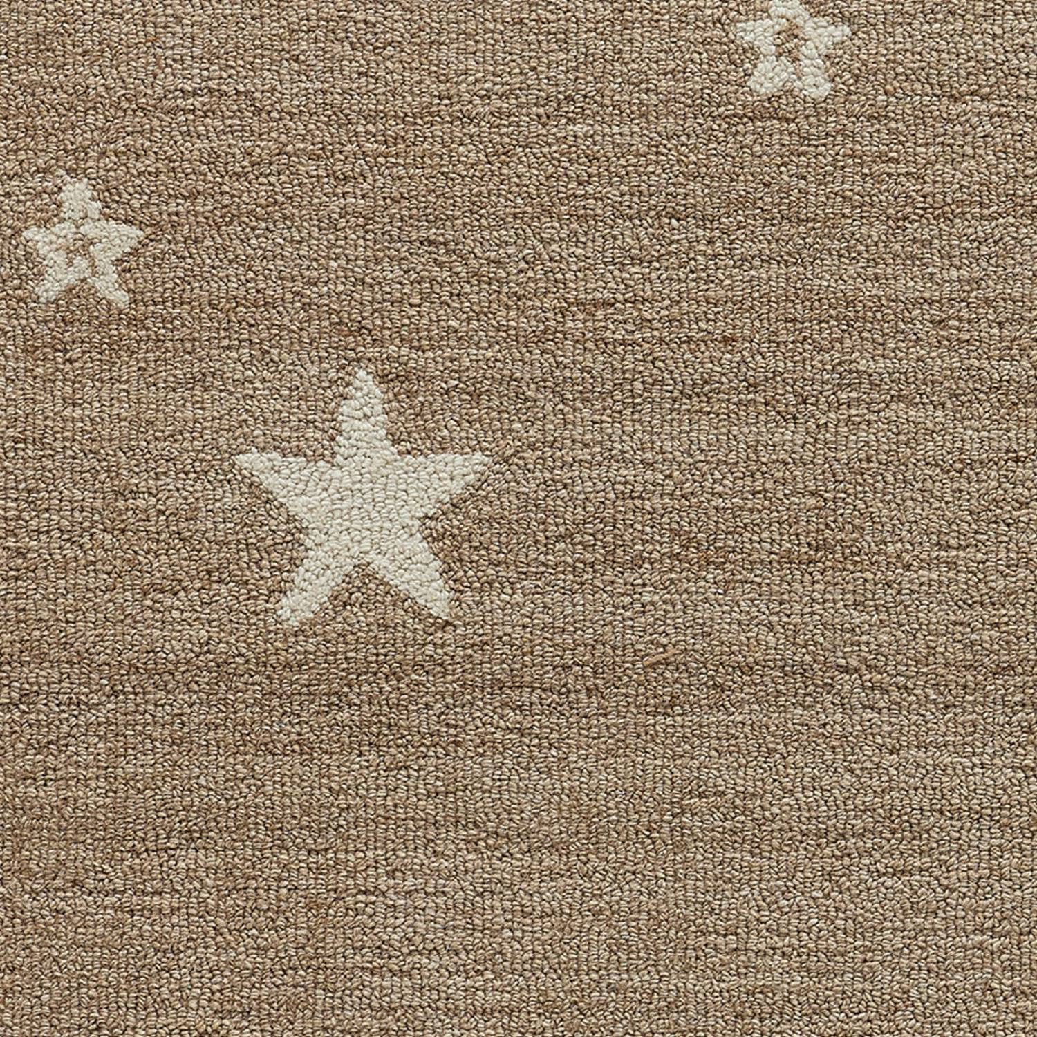 Natur Pur Teppich Natur Kids - Kindeteppich mit Nachthimmeldesign, Rechteckig, handgetuftet
