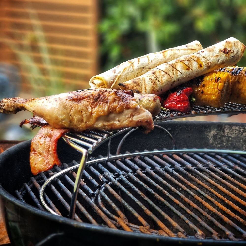 BBQ-Toro Warmhalte-Grillrost Edelstahl Warmhalterost für Ø 57 cm Kugelgrill, Universal Grillrost (1-St)