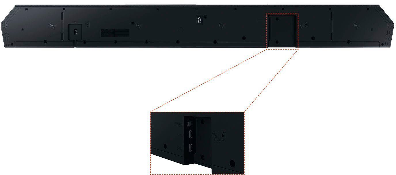 5.1.2-Kanal System, Sound Dolby Samsung Soundbar DTS:X) (360 & W, Atmos HW-Q810GC Kabelloses