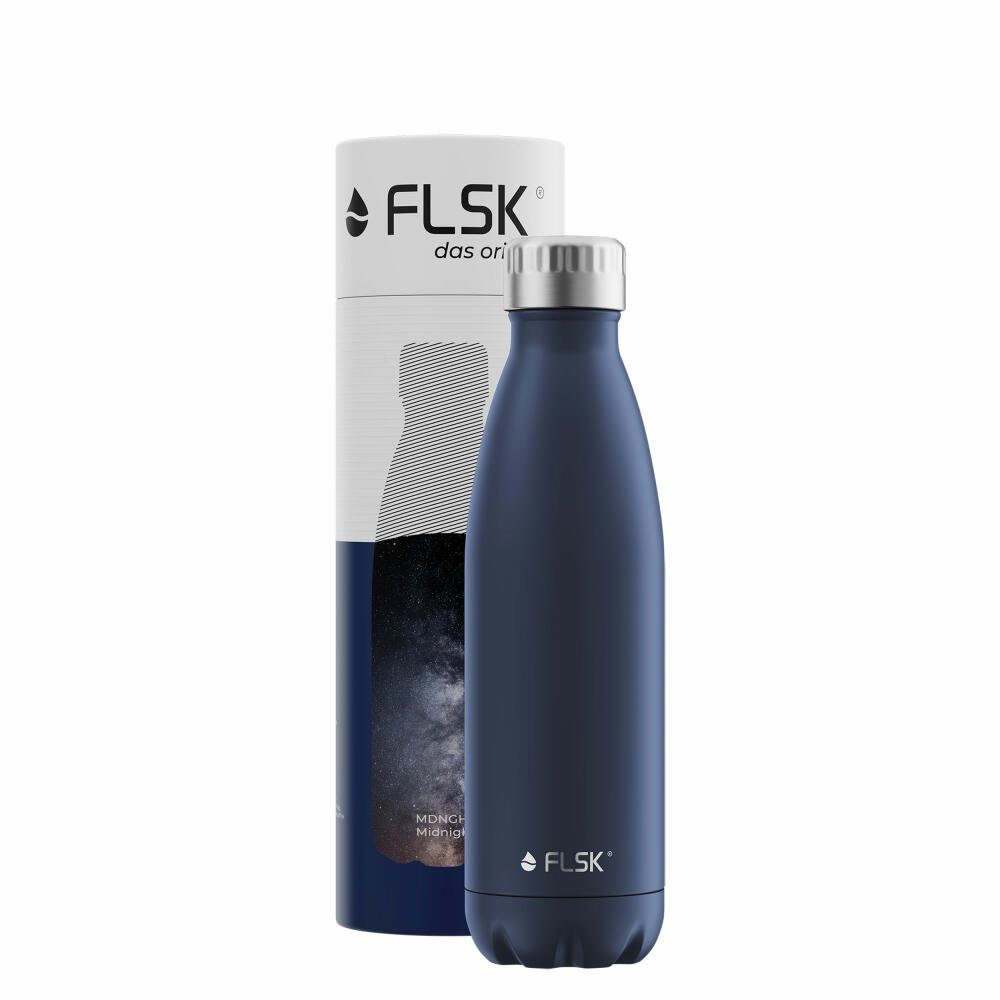 FLSK MDNGHT dunkelblau Trinkflasche 500 ml