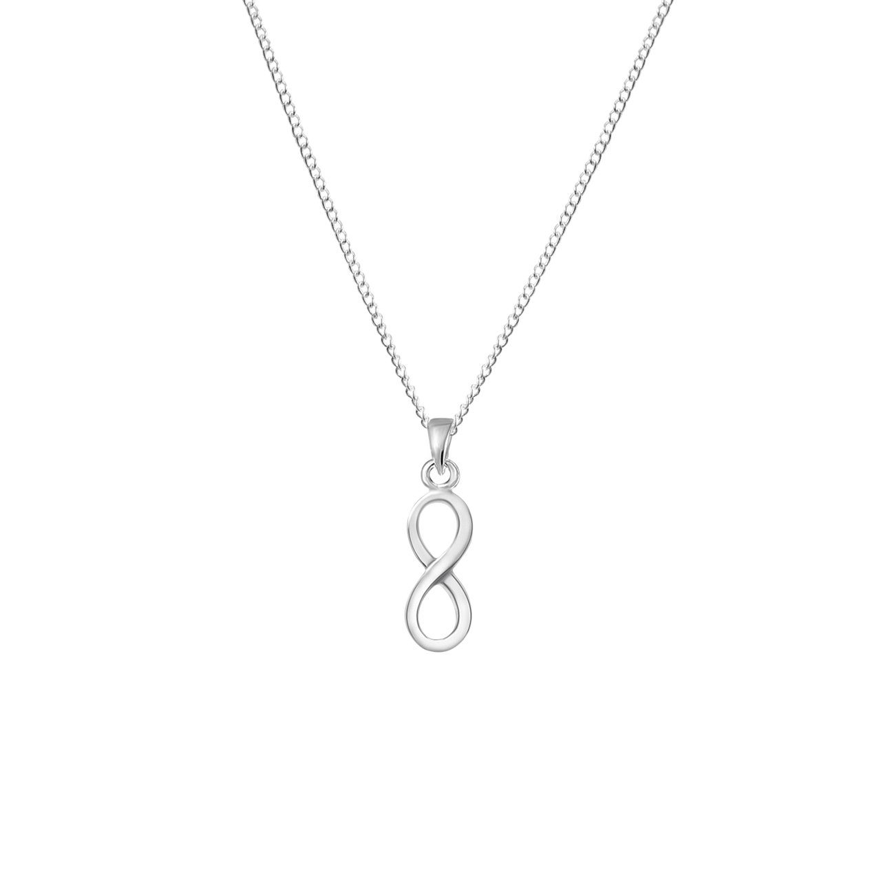 YORK Schmuckset mit Ohrstecker), 925 ALEXANDER (Kette INFINITY Sterling Silber 4-tlg. UNENDLICHKEITSZEICHEN, Anhänger,