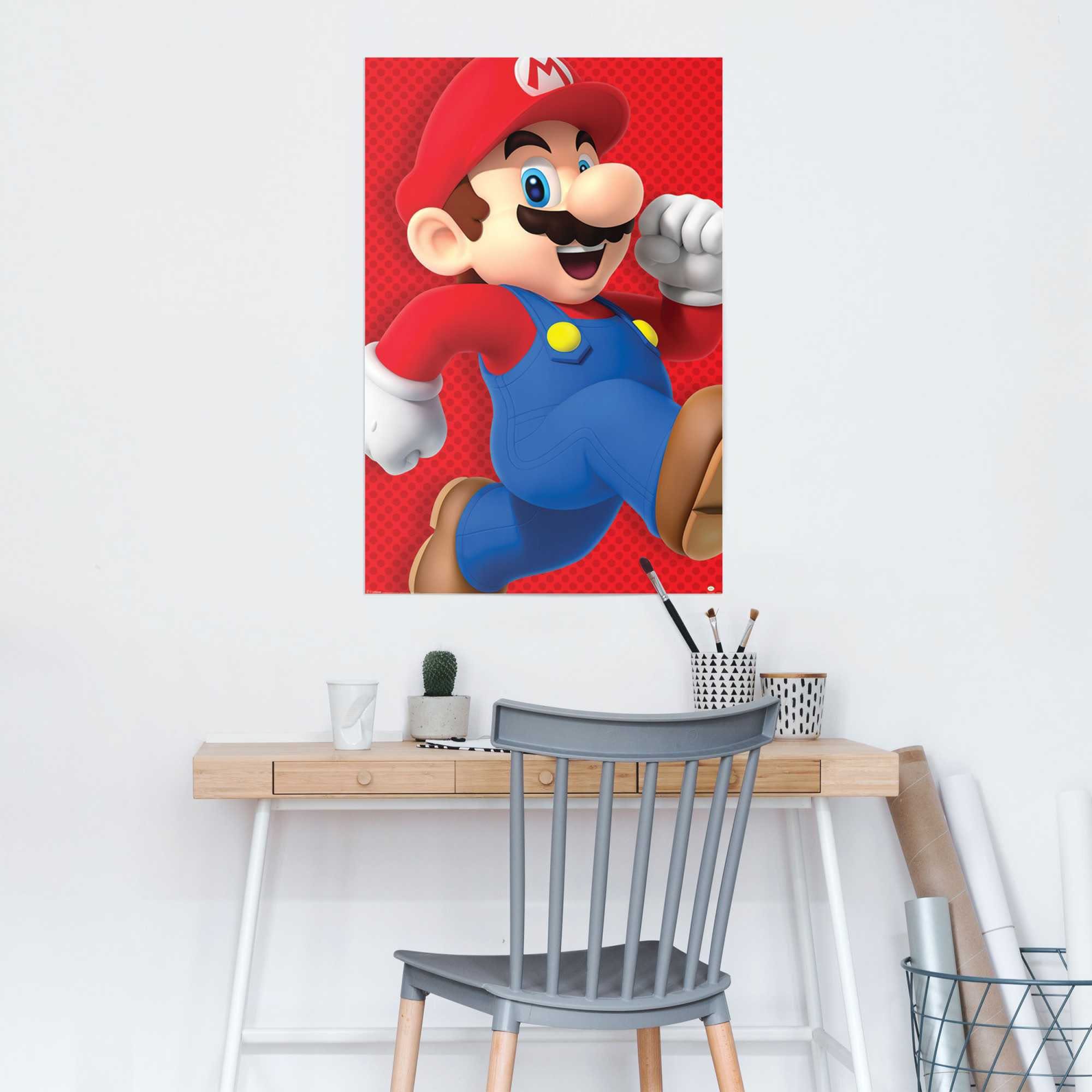 Super (1 Mario St) Nintendo, Reinders! Poster