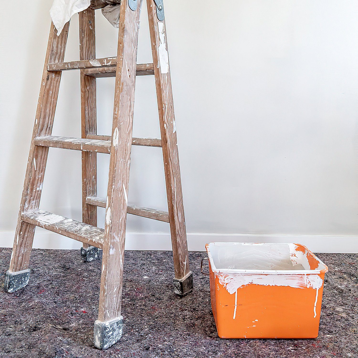 Gimisgu Malervlies Malervlies mit Beschichtung Anti-Rutsch Tapezieren 1x25m² für