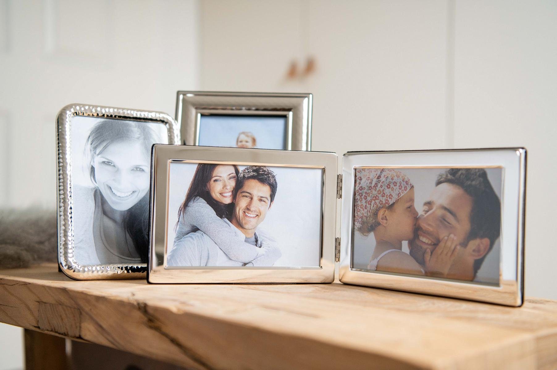 EDZARD Bilderrahmen Salerno, für 2 Fotos, versilbert und anlaufgeschützt, f günstig online kaufen