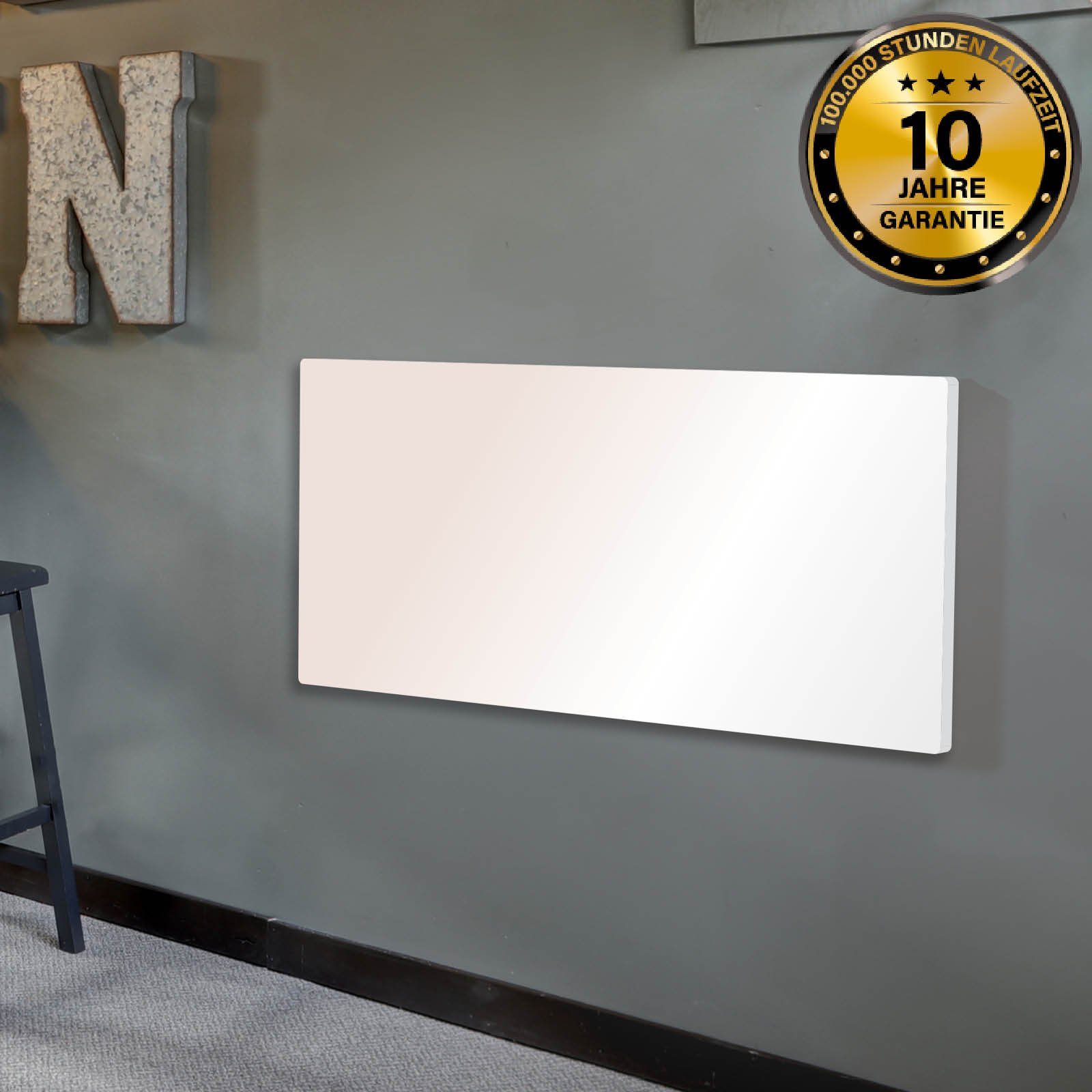 BRAST Infrarotheizung mit Stahlgehäuse 550 Watt inkl. Wandhalterung & Monta günstig online kaufen