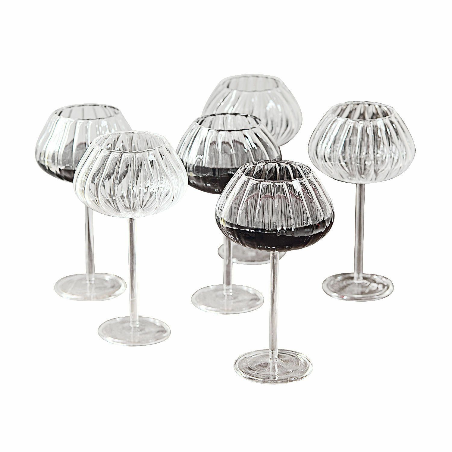 Mirabeau Glas Weinglas 6er Set Minou klar, Glas