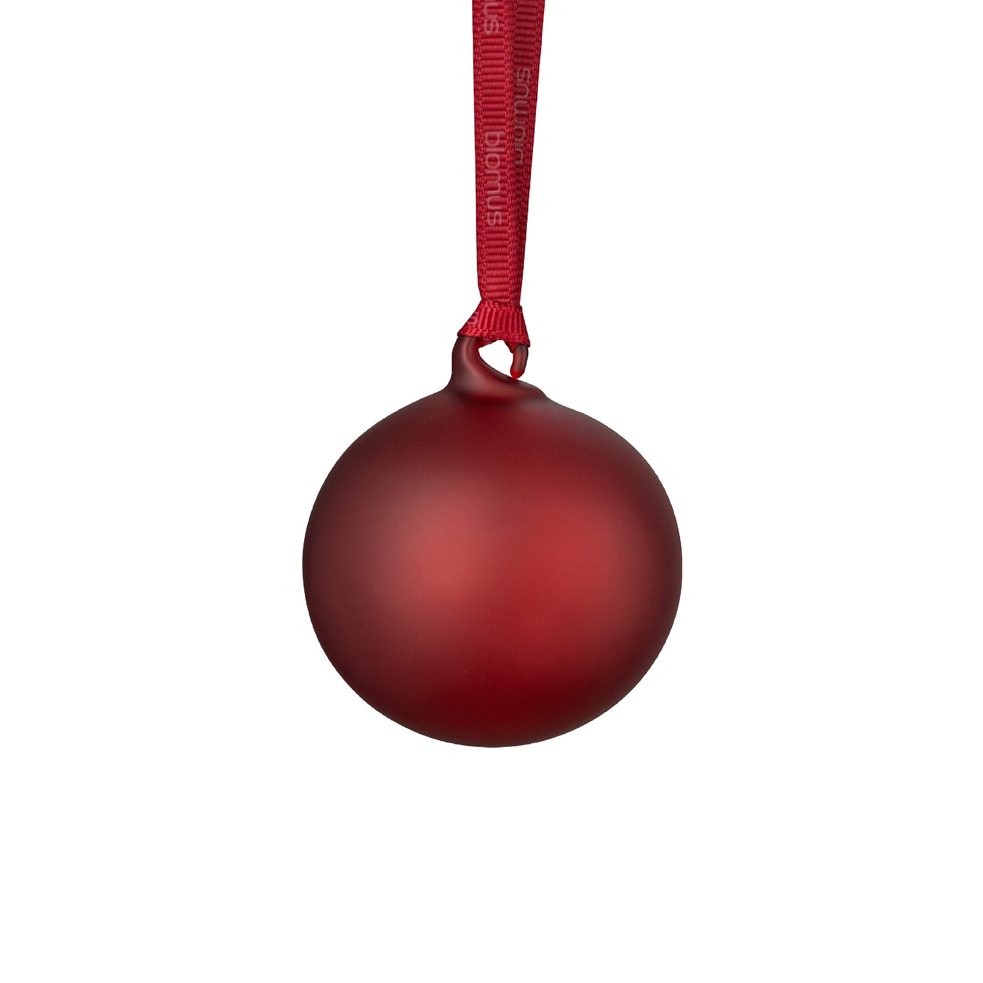 blomus Christbaumschmuck 2er Set Weihnachtsschmuck -JUHLA- Weihnachtskugeln, Christbaumdeko, moderne Farben, mattes Finish, schlichte Form, passendes Band