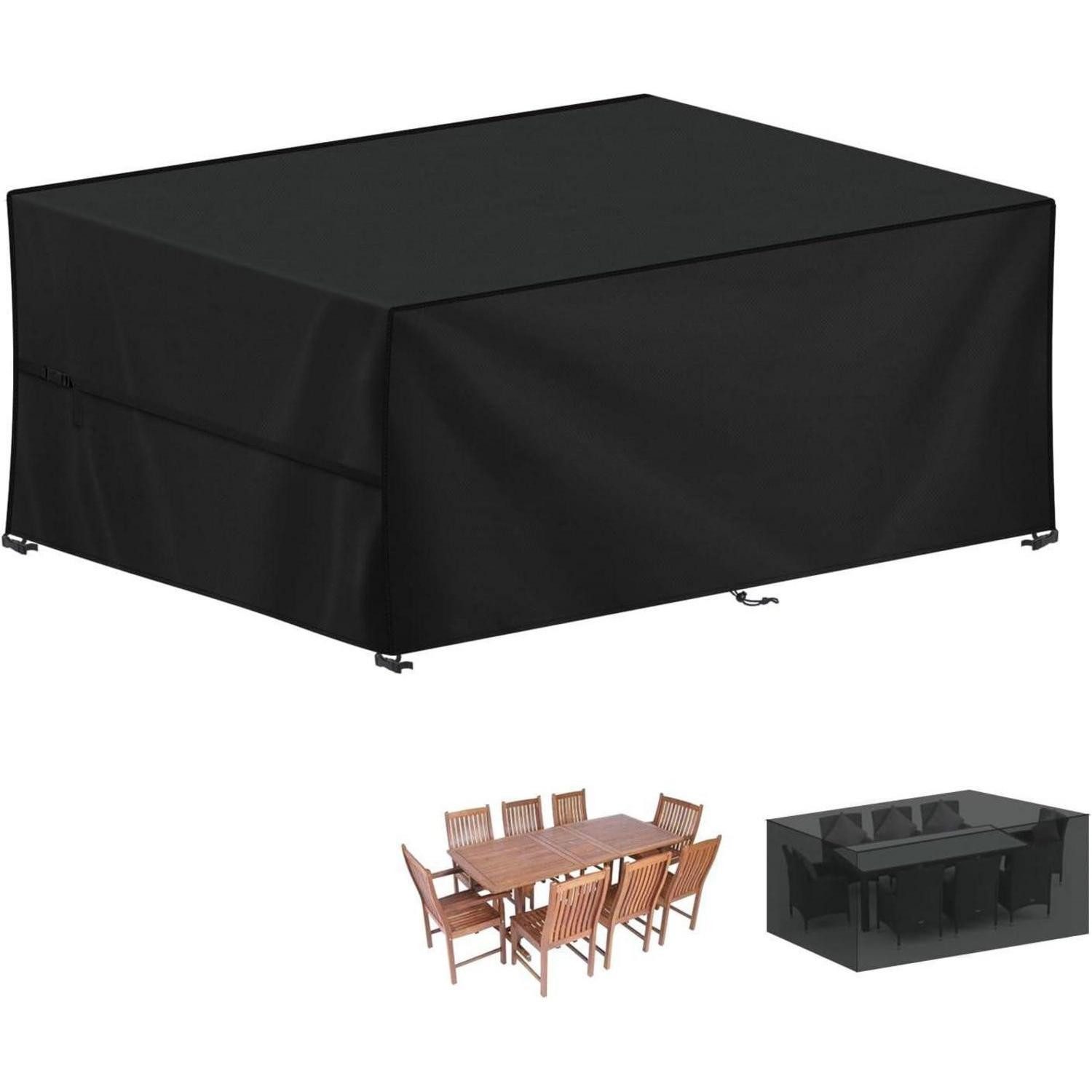 LuxusKollektion Gartenmöbel-Schutzhülle Abdeckung Gartenmöbel Tische Stühle Sofas 420D Oxford 240x120x75cm
