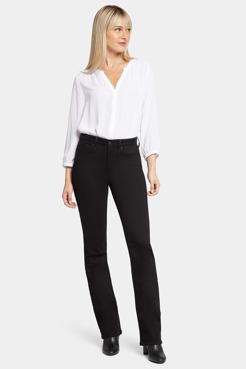 NYDJ Bootcut-Jeans Barbara Bootcut Jeans Schwarz Premium Denim (Tall)