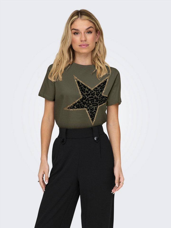 ONLY Kurzarmshirt ONLKITA LIFE REG S/S MIX TOP CS JRS EX. Baumwolle, regular fit