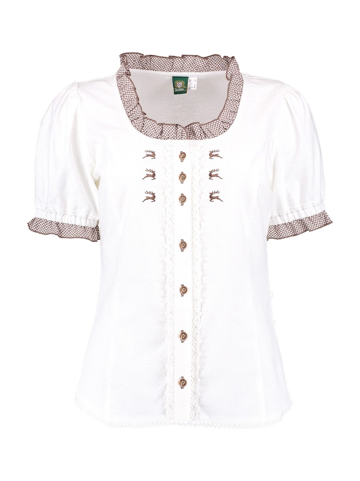 OS Trachten Trachtenbluse 451003-3003 (1-tlg) günstig online kaufen