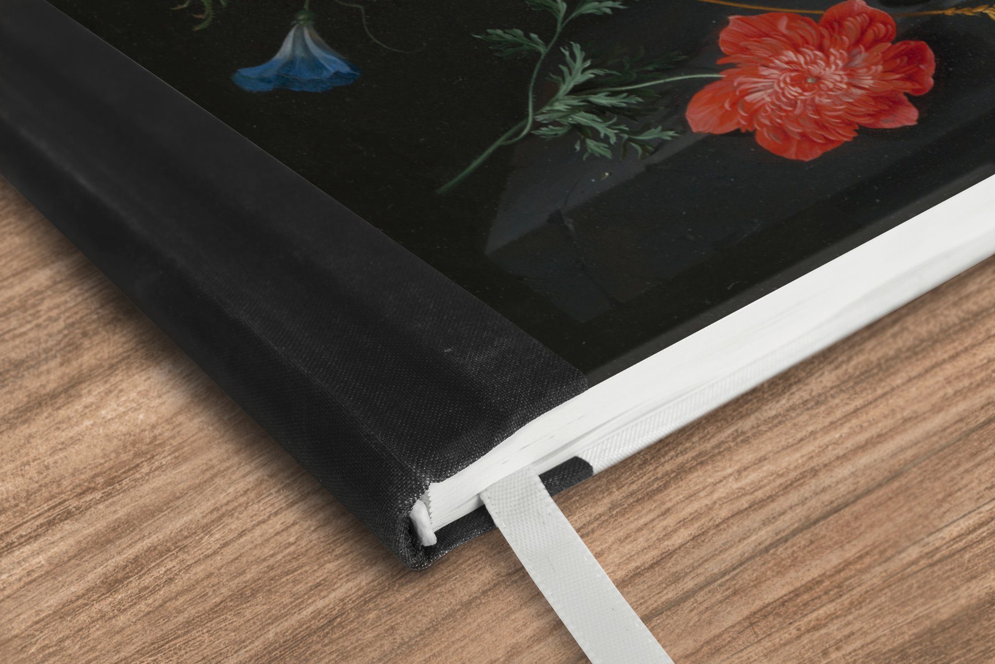 Thumbnail - MuchoWow Notizbuch Stilleben mit Blumen in einer Glasvase - Kunstdrucke von Jan Davidsz., Notebook, Notizblock a5, Tageb...