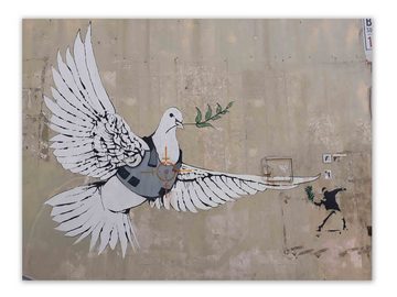 Leinwando Gemälde Leinwandbild / Friedenstaube - Street Art Graffiti / Wandbild fertig zum aufhängen in versch- Größen