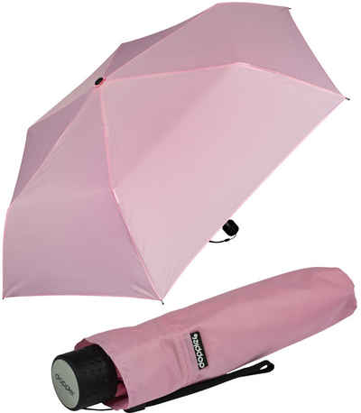 doppler® Taschenregenschirm winziger Regenschirm Havanna für Damen, sehr klein und leicht in zahlreichen Farben