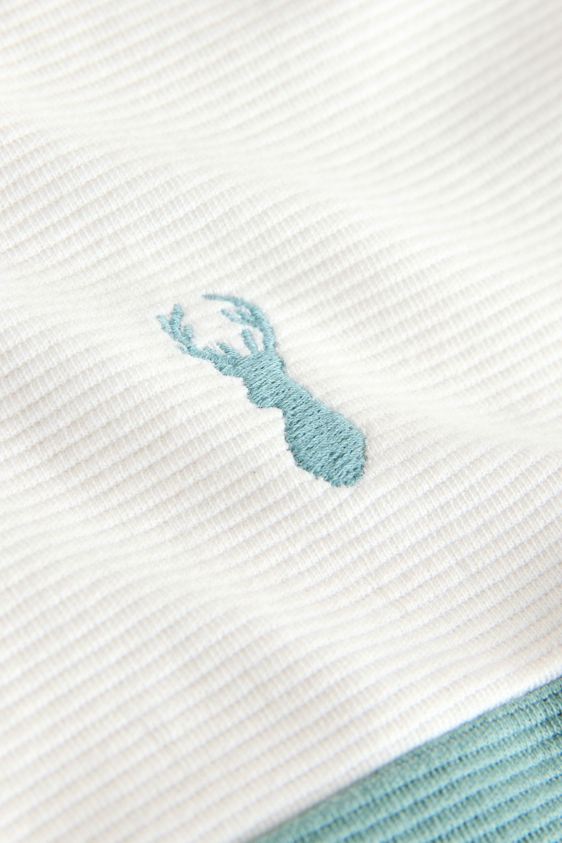 Next Poloshirt Strukturiertes Poloshirt mit Blockfarben (1-tlg)