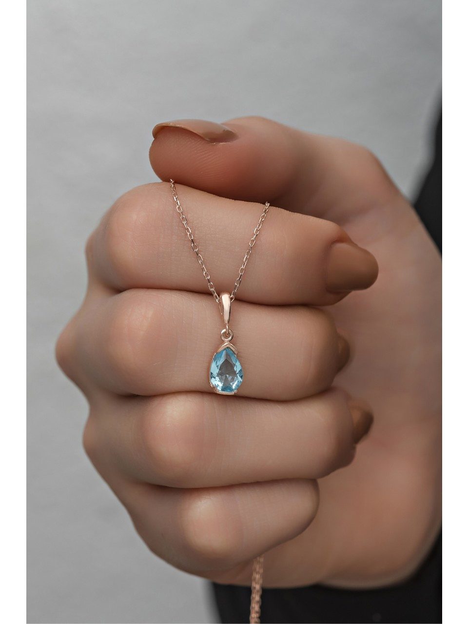 Nisan Ketten und Armband Set, 925 Sterling Silber Halskette mit Aquamarin T günstig online kaufen