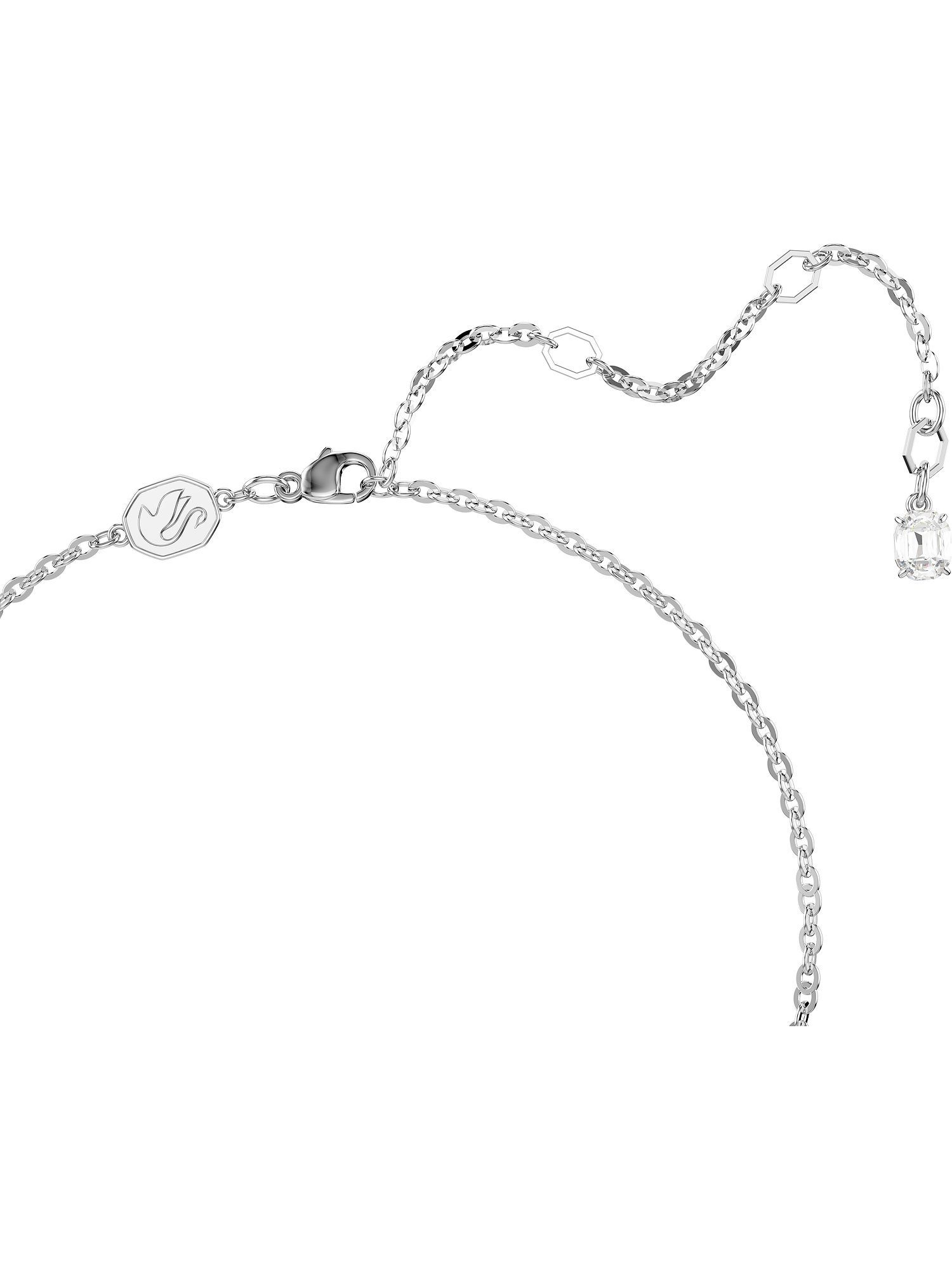 Swarovski Collier Swarovski Damen-Kette Metall Swarovski-Kristall