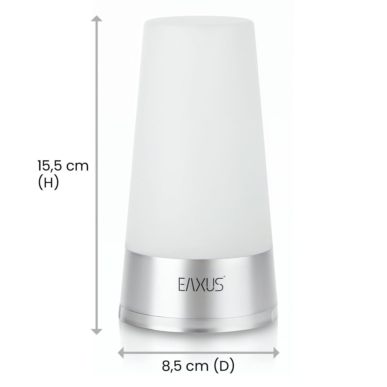 EAXUS LED Tischleuchte Stimmungslicht - Nachtlicht/Nachttischlampe, LED fest integriert, RGB-Farbwechsel, mit RGB-Farbwechsel