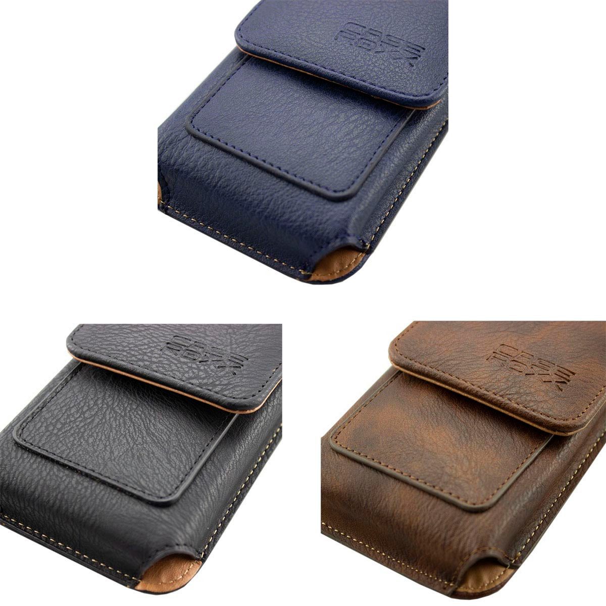 caseroxx Handytasche Klappetui für Vivo Y19 (Einzelartikel, 1-tlg., Klappetui), Kreditkartenfächer (siehe Bilder)