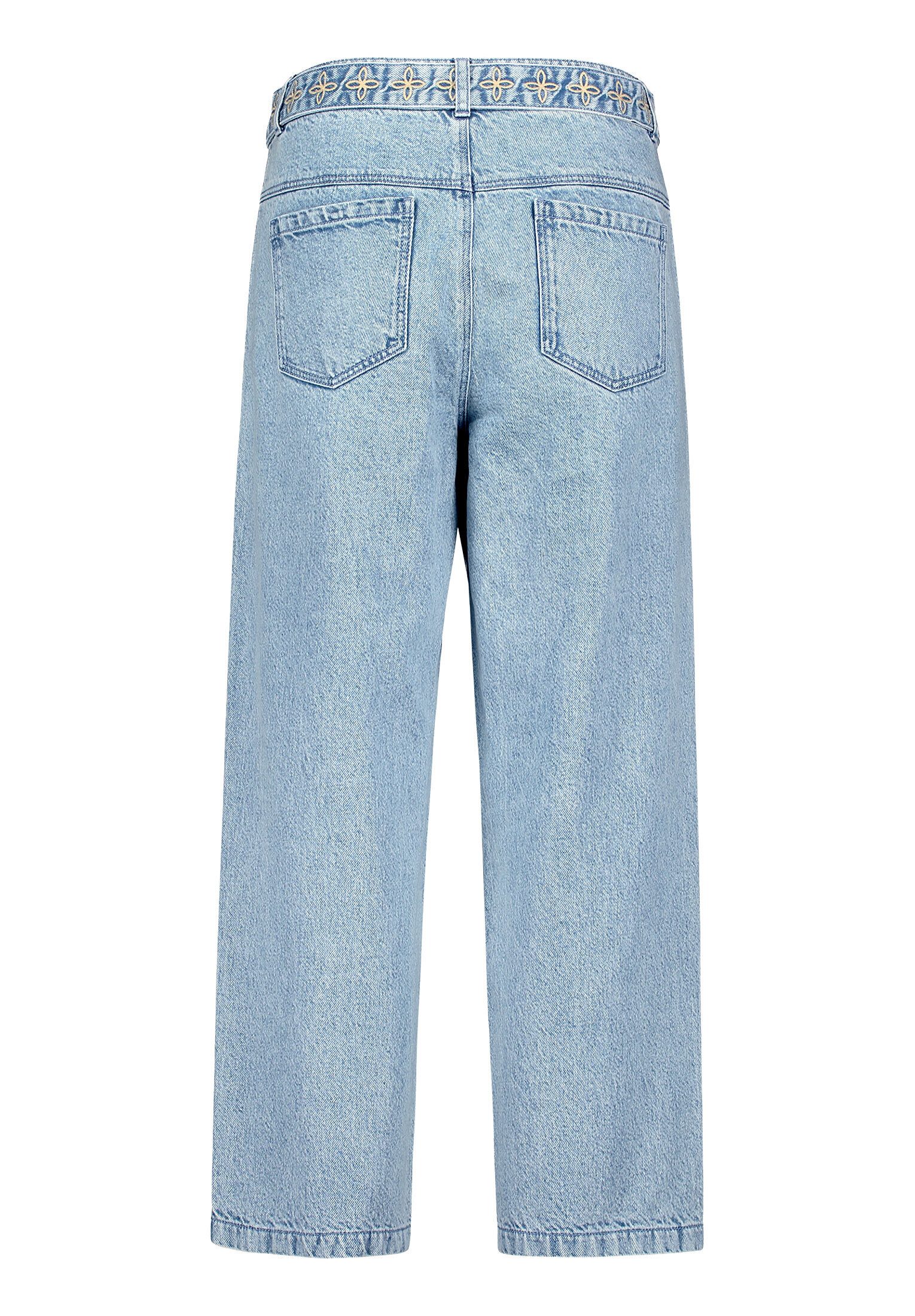 Cartoon Ankle-Jeans Damen mit Stickerei