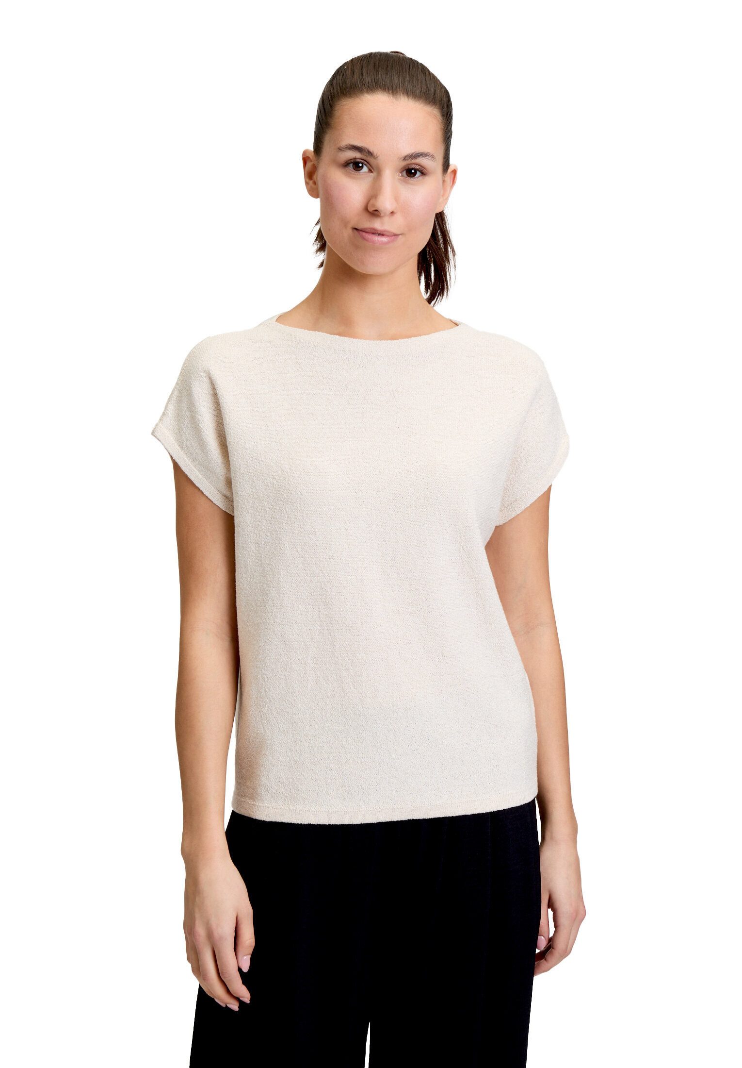 Cartoon Kurzarmshirt Damen kurzarm (1-tlg) Material