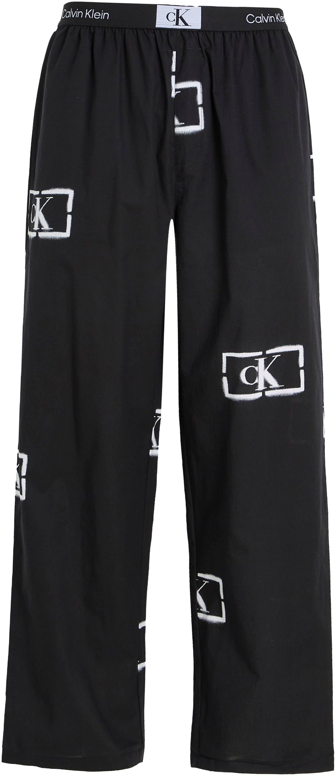 Klein SLEEP Logo-Monogramm Schlafhose Calvin mit Underwear Klein allover PANT Calvin