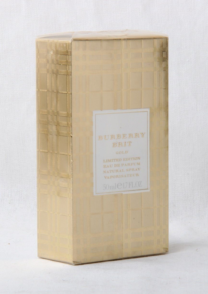 BURBERRY Eau de 50ml Edition Burberry Gold Brit parfum Spray de Parfum Eau Limited