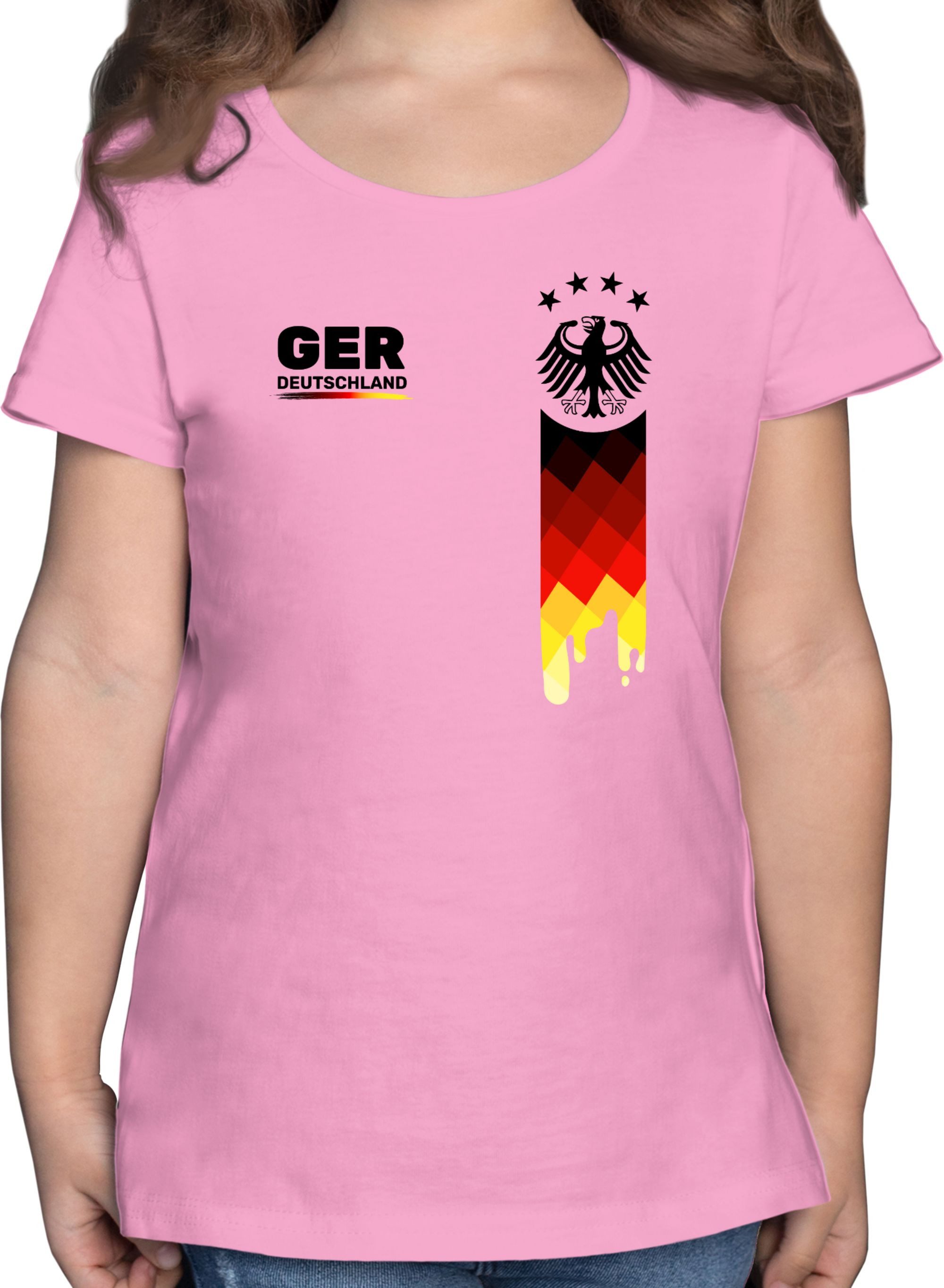 Shirtracer T-Shirt Deutschland Trikot, GER Fanartikel mit Deutschland Flagge 2026 Fussball WM Fanartikel