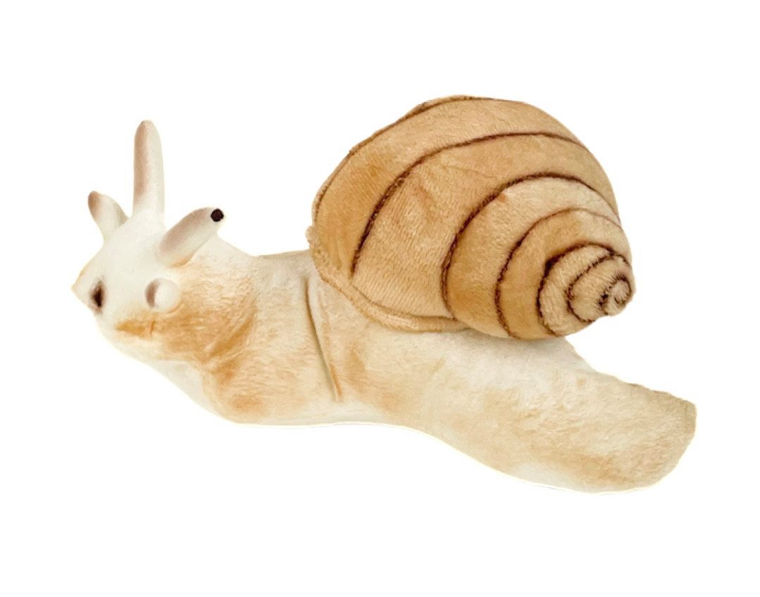 Teddys Rothenburg Kuscheltier Schnecke beige 24 cm Plüschschnecke Stofftier (Plüschtier, Stoffschnecke)