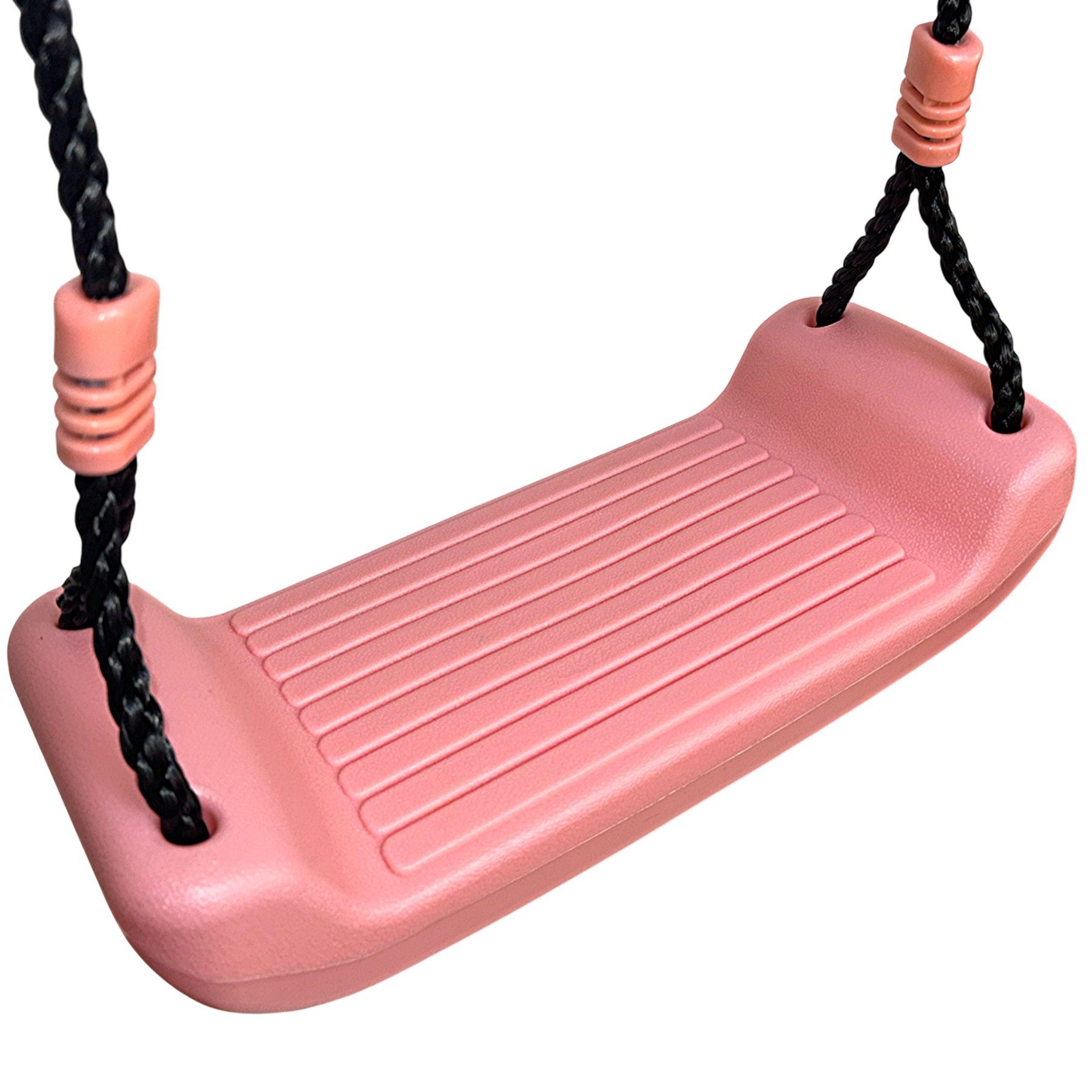 Loggyland Schaukelsitz Pastell Rosa aus Kunststoff – Höhenverstellbar, stabil, wetterfest, UV-beständig