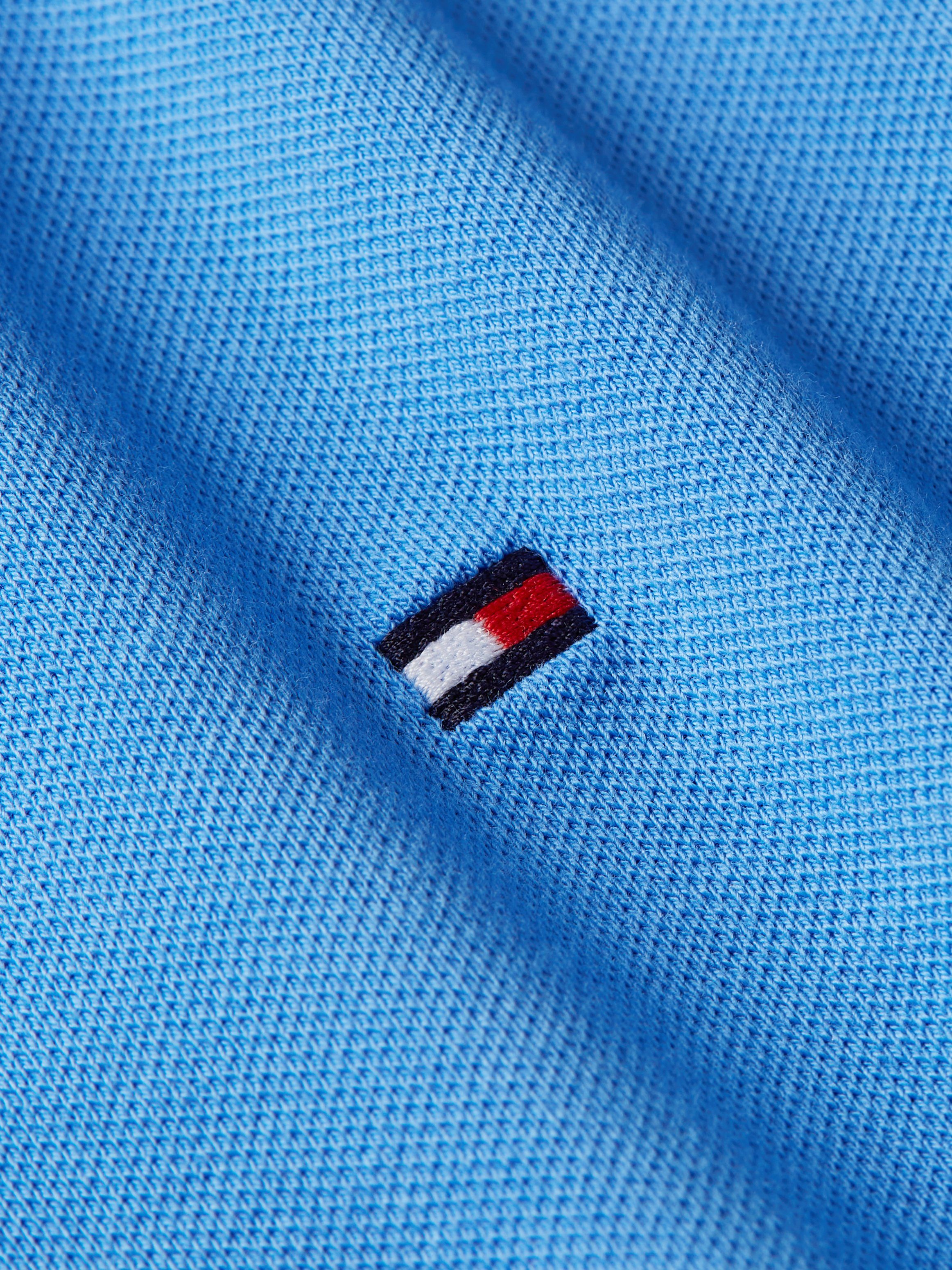 Tommy Hilfiger Blue_Spell mit PIQUE dezenter POLO Hilfiger Logostickerei SS SLIM 1985 Tommy Poloshirt