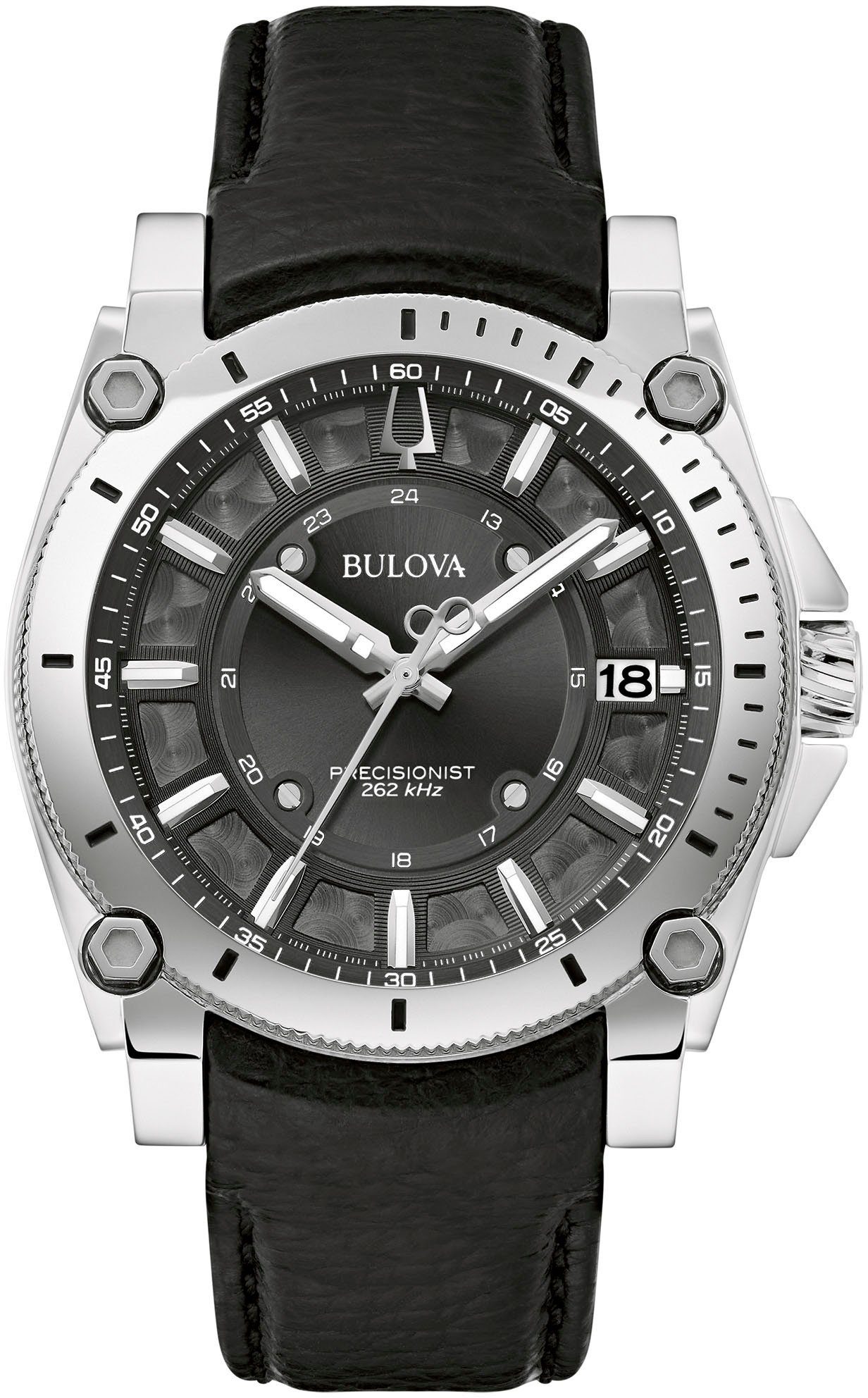 Bulova Quarzuhr 96B416, Armbanduhr, Herrenuhr, Lederarmband, günstig online kaufen