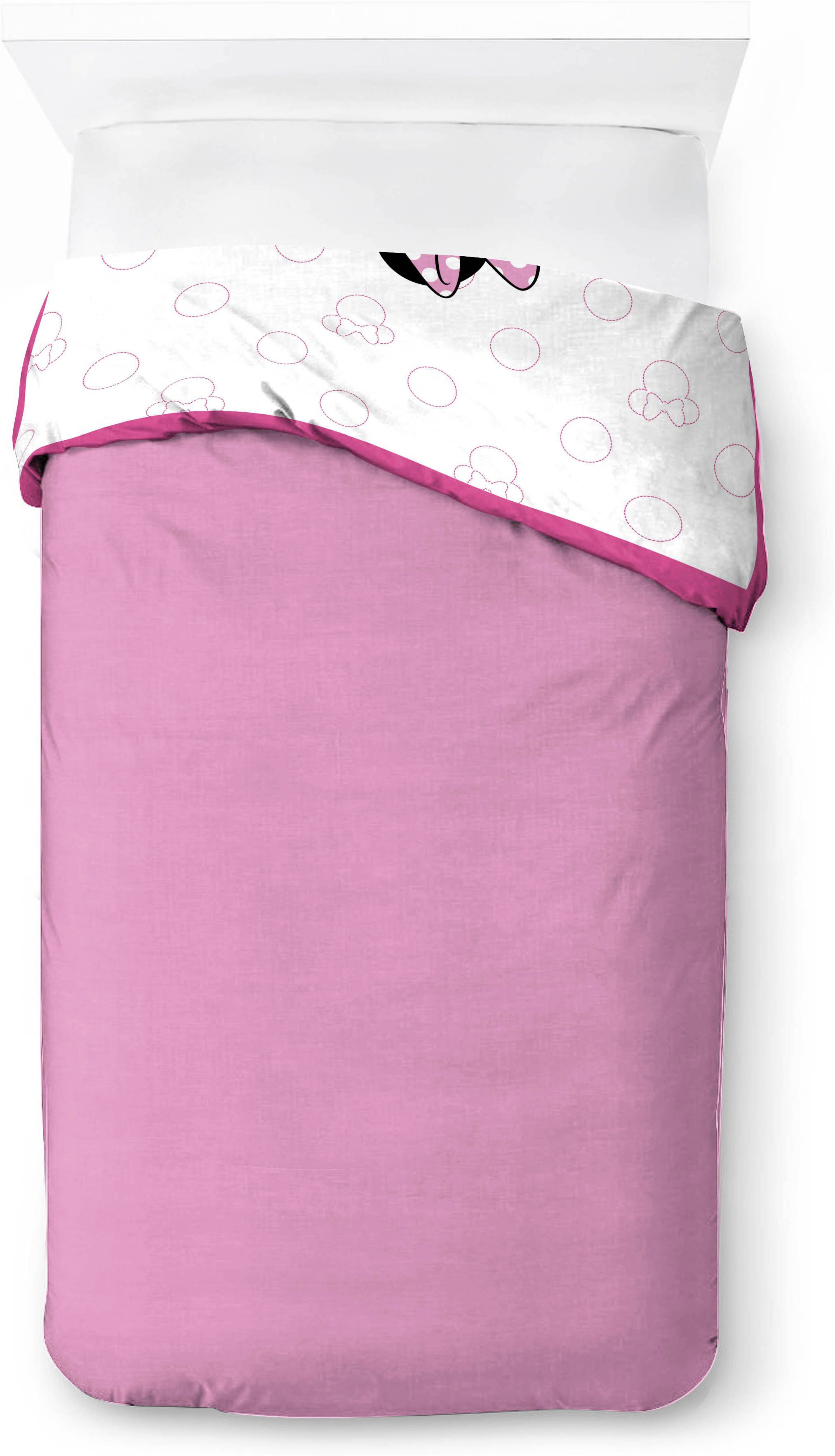 Disney Kinderbettwäsche Disney Minnie Mouse XOXO, Linon, 2 teilig, 100% Baumwolle – Bild 4 von 5