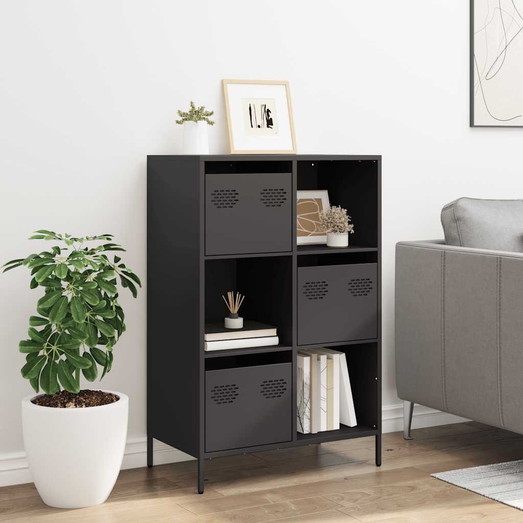 vidaXL Highboard Highboard Schwarz 68x39x103,5 cm günstig online kaufen