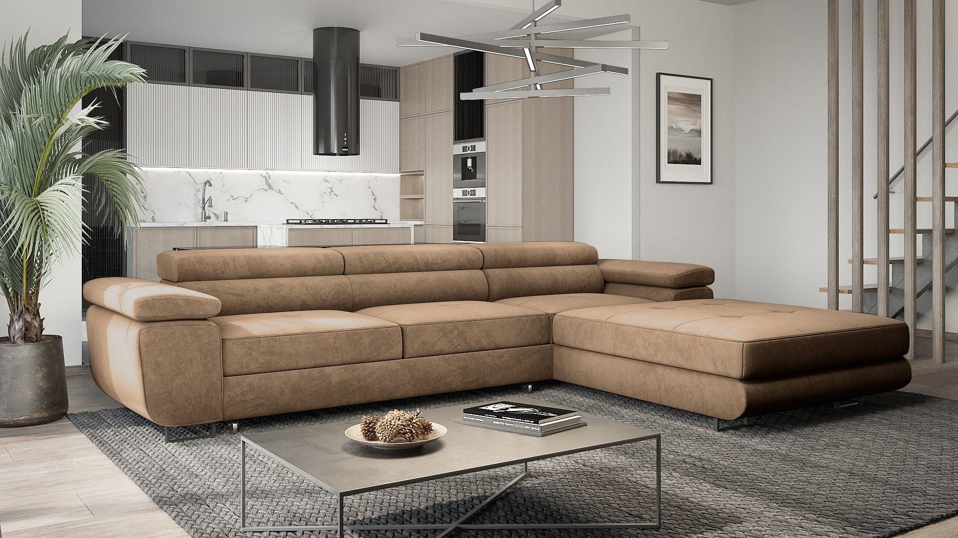 MOEBLO Ecksofa BUZZ TWIN, mit Schlaffunktion, günstig online kaufen
