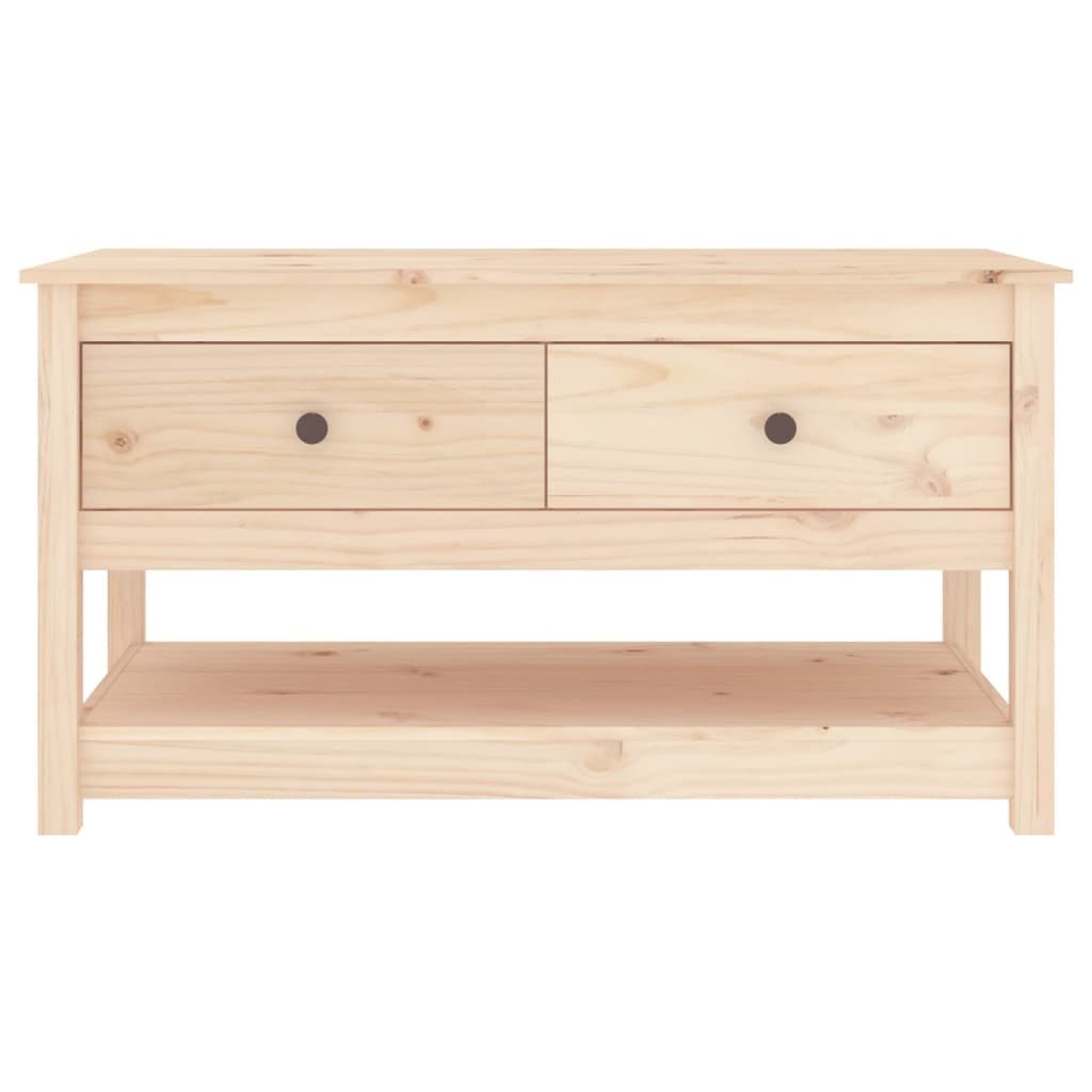 vidaXL Couchtisch Couchtisch 102x49x55 cm Massivholz Kiefer (1-St)