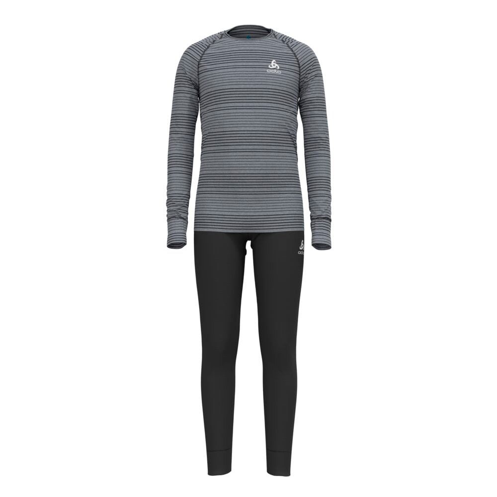15701 grey melange / black