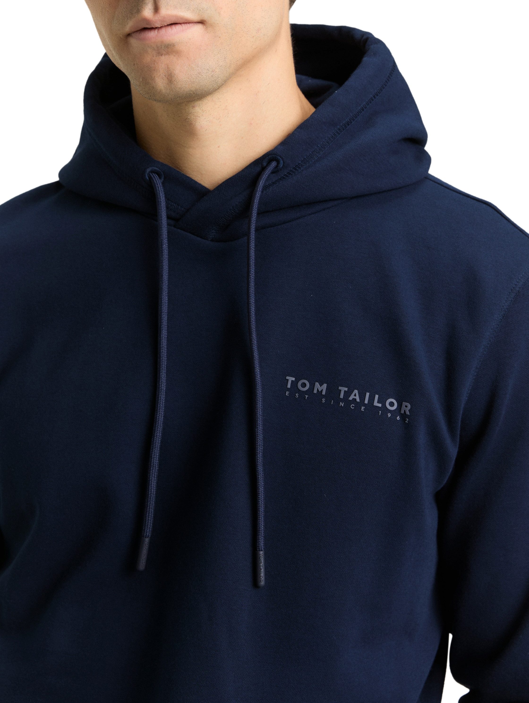 TOM TAILOR Hoodie mit Logo Stickerei