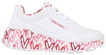 Skechers Kids UNO LITE Sneaker mit bedruckter Sohle, Freizeitschuh, Halbschuh, Schnürschuh