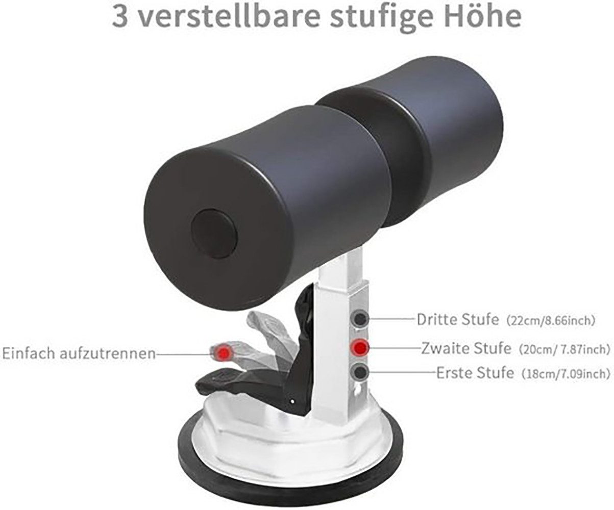 HT Bauchtrainer, Tragbarer und selbstansaugender Sit-up Bar Bauchtrainer