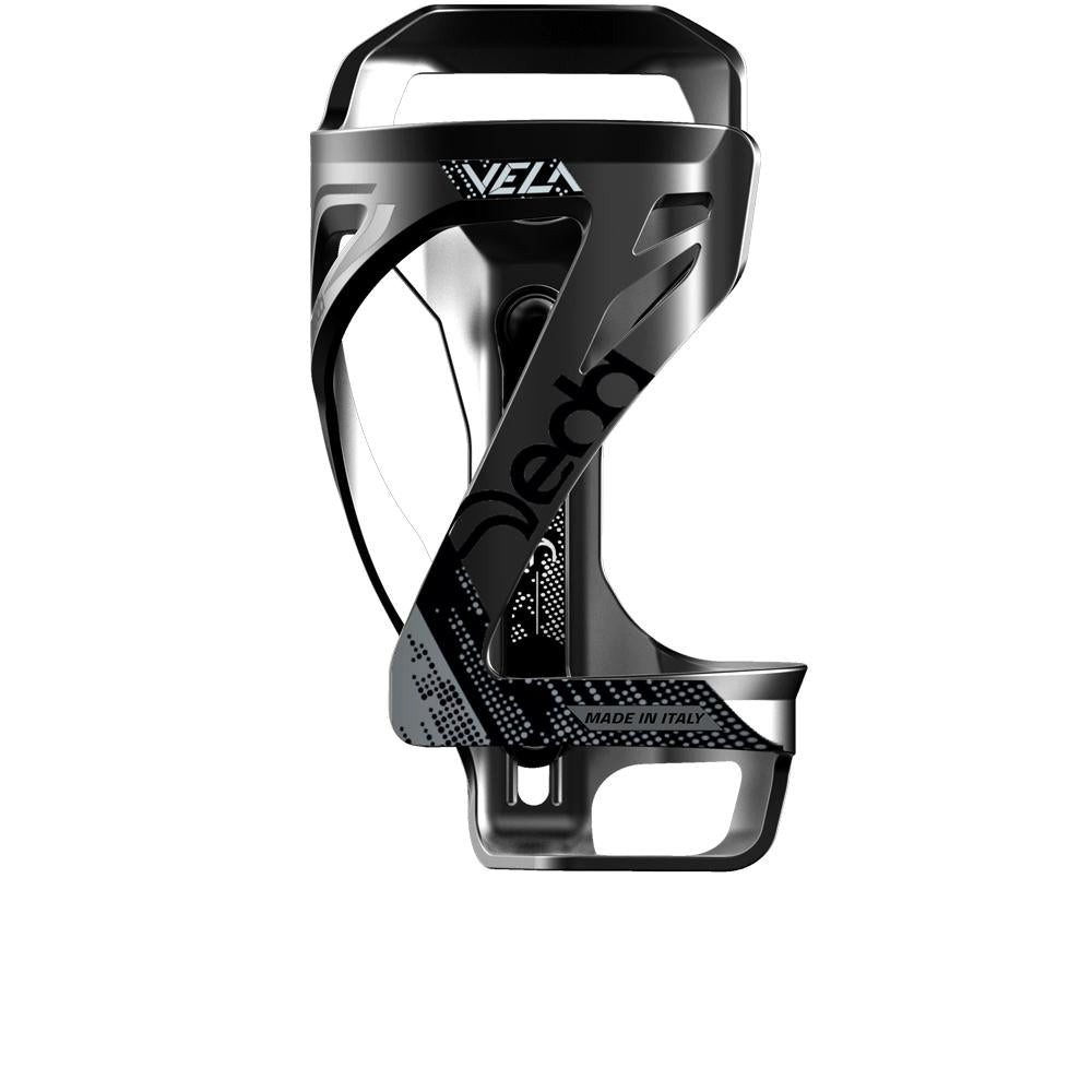 Deda Trinkflasche Deda Flaschenhalter Vela polish on black