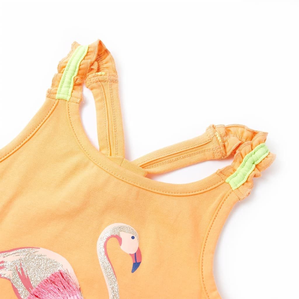 vidaXL Tanktop Kinder-Tanktop Hellorange 128