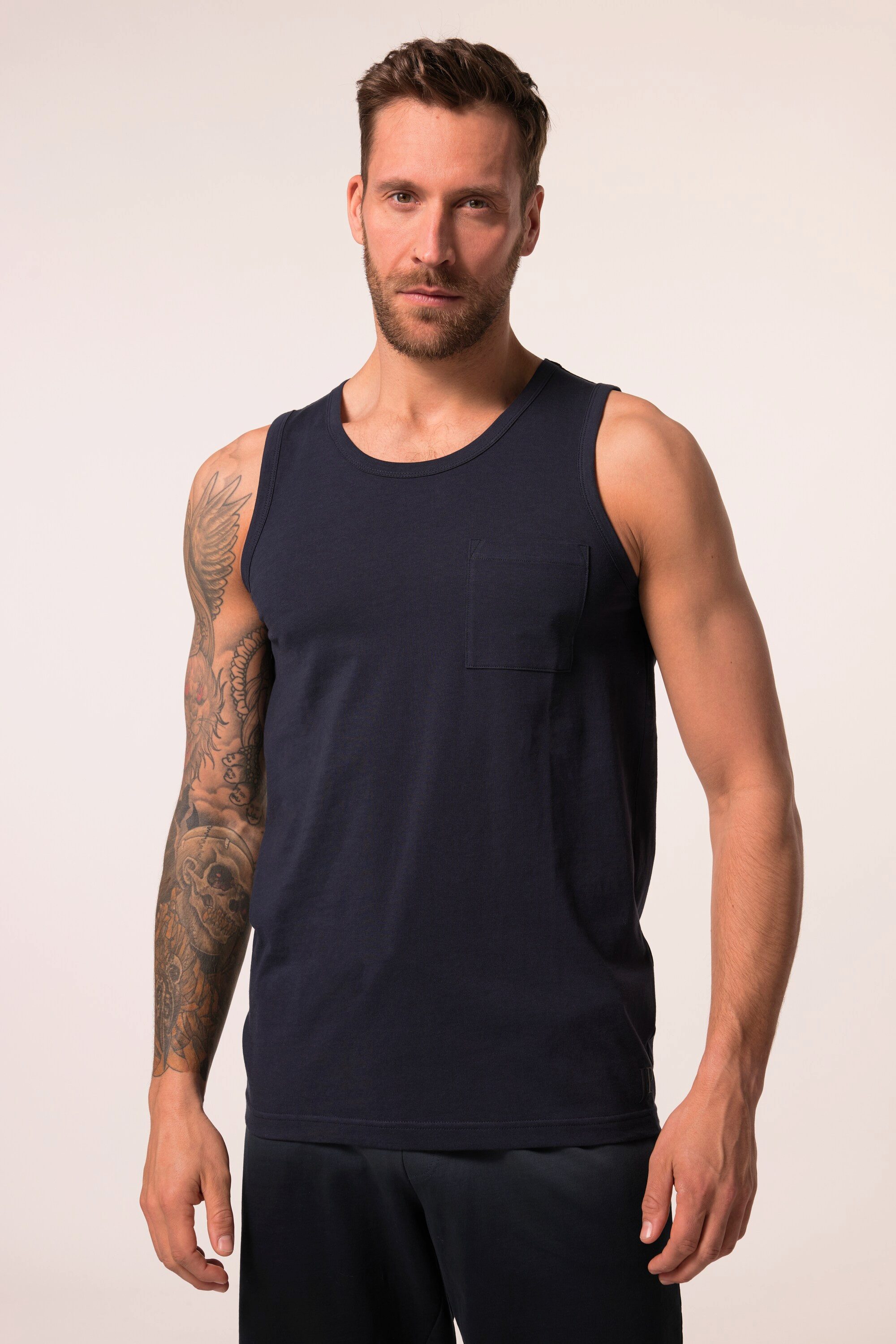 Unterhemd Tanktop ärmellos Brusttasche