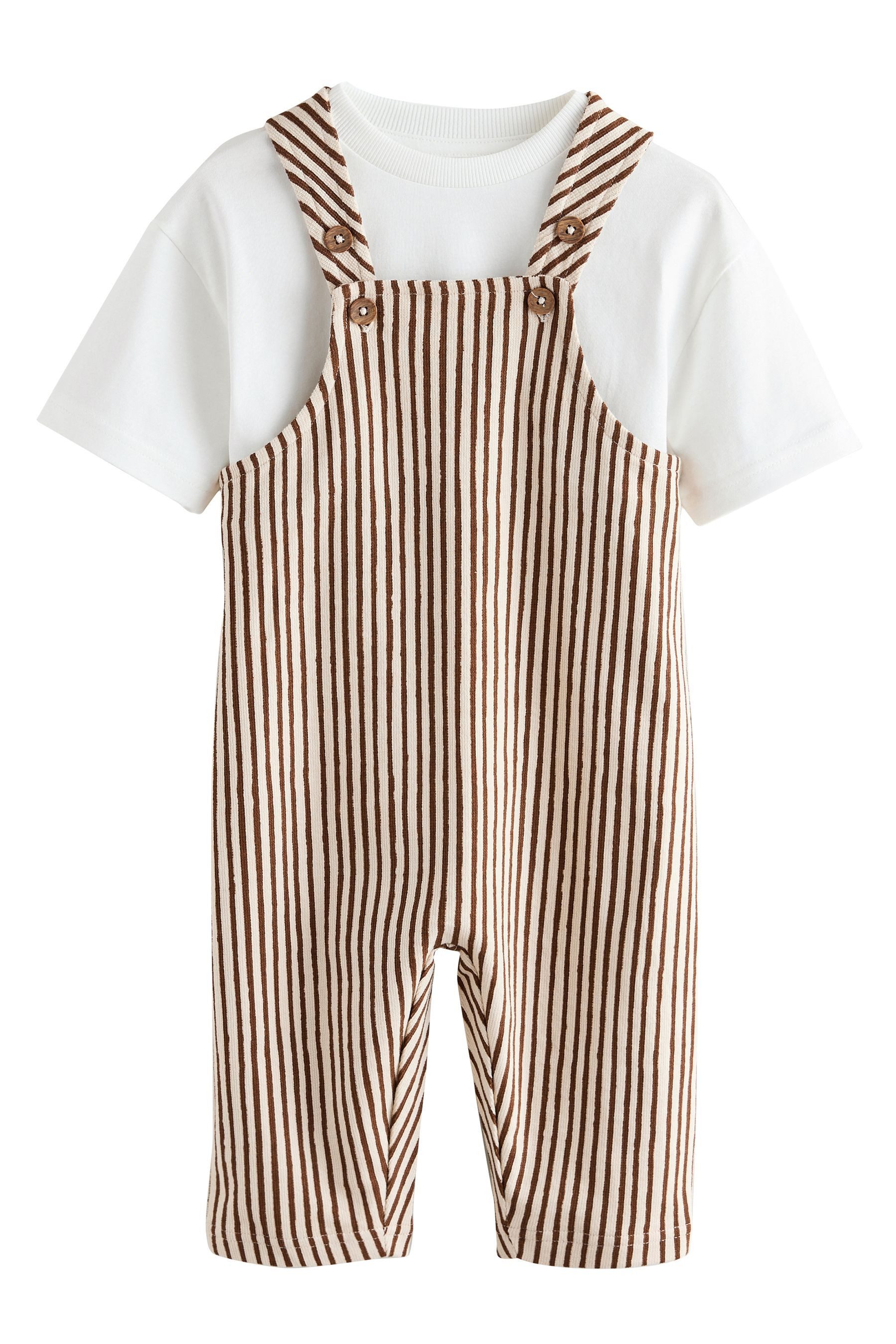 Shirt & Hose Latzhose und T-Shirt im Set