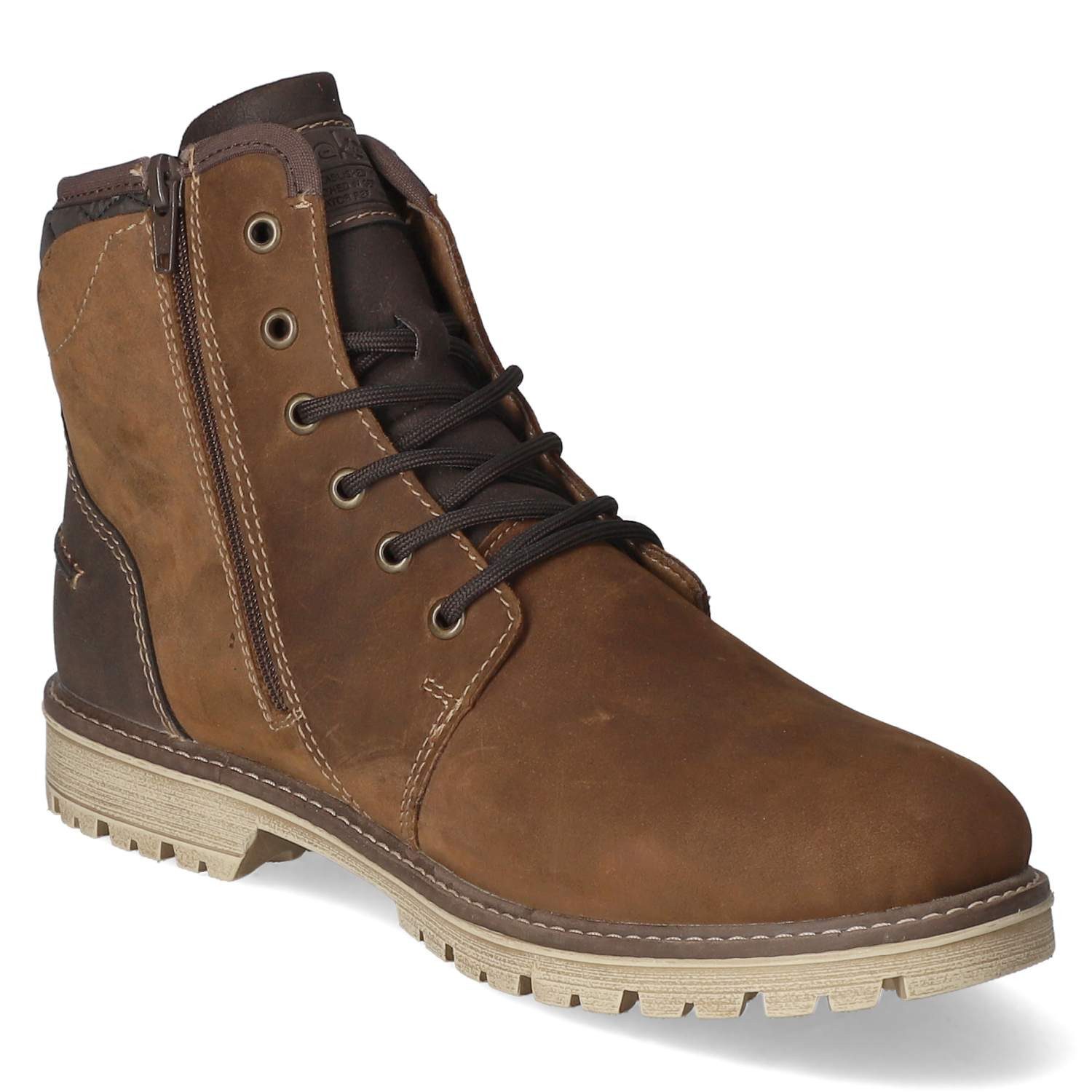 Rieker Rieker F3614-25 Herren Leder und Synthetik brown Schnürstiefel