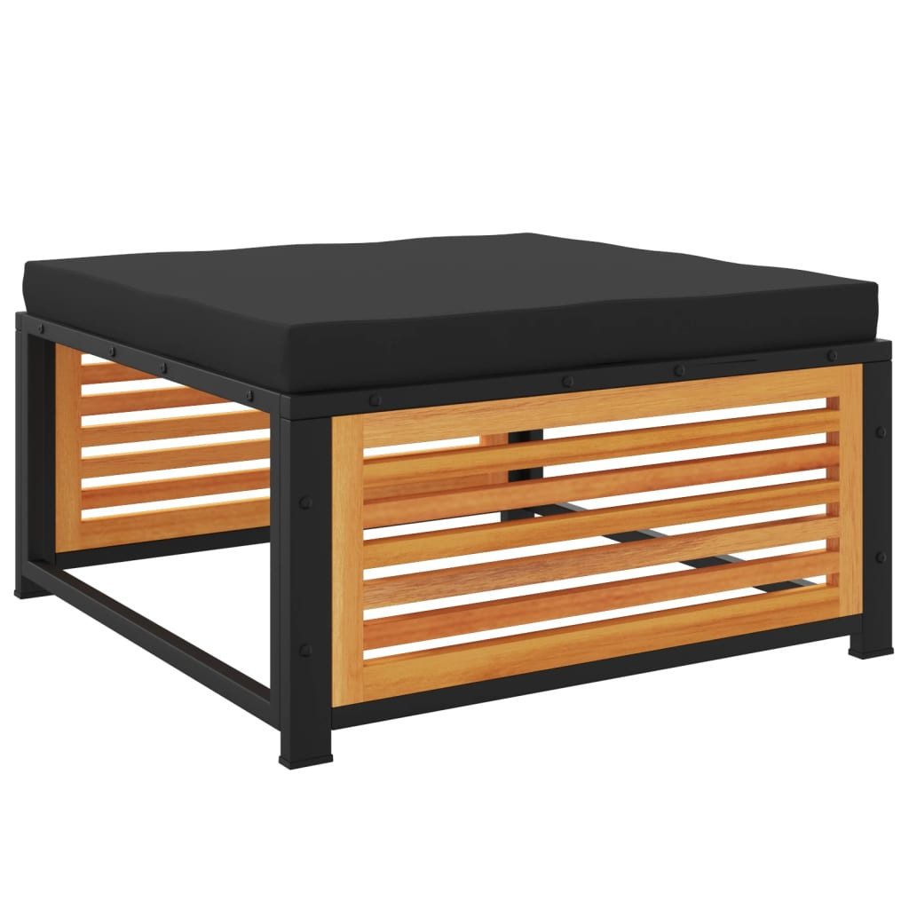 vidaXL Sofaelement Gartenhocker mit Kissen 68x68x30 günstig online kaufen